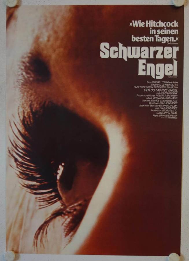 Black Angel original release german movie poster